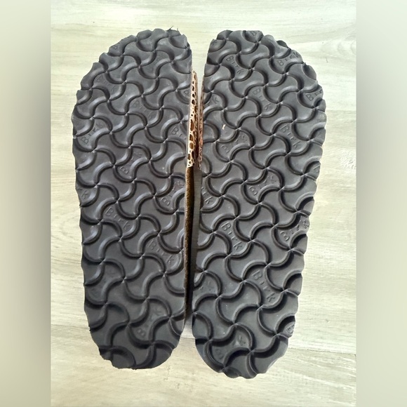 Birkenstock Pink Croc Metallic Slip On Sandal Sz 36 Us 5-5.5 - Picture 2 of 9